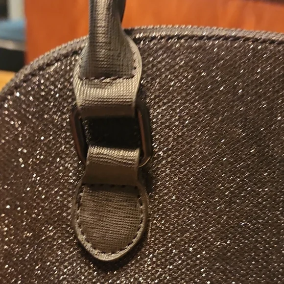 Aldo Floral Embellished Black Handbag - Picture 3 of 9